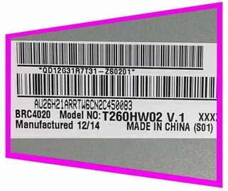 kupować T260HW02 V1 Przemysłowy wyświetlacz LCD 26 cali Rozmiar 1920 * 1080 pikseli Rozdzielczość online manufacture