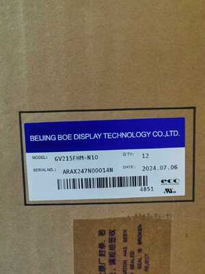 jakość BOE GV215FHM-N10 21,5-calowy panel przemysłowy LCD z 1920x1080 pikseli 450cd/m2 Jasność i 30-pin łącznik do sygnalizacji cyfrowej Fabryka